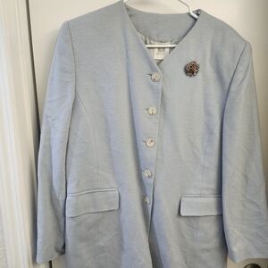 Light Blue Women's Blazer by Madeleine, FREE BROOCH
